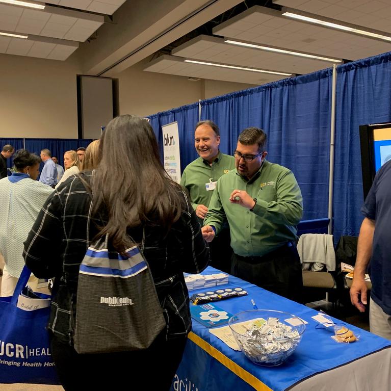 Facilities Services hosted a booth at the 2019 Community Partner Fair 