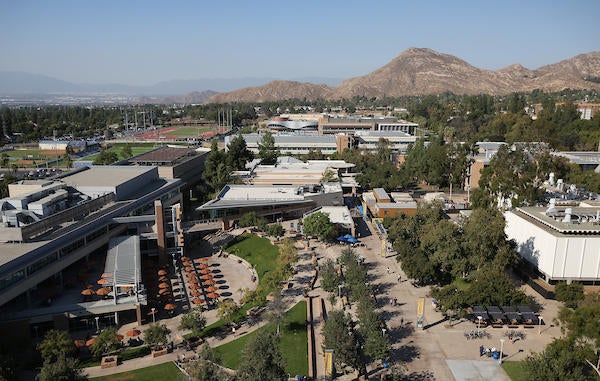 Aerial view of the campus 