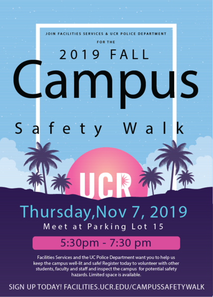 Campus Safety Walk Flyer 