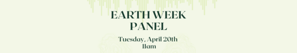 Earth Week Panel 