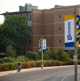 UCR Banners outside