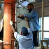 Central Plant Crew from 2017 working during the steam shutdown