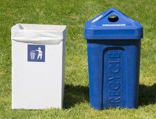 Receptacles: Duo Trash and Recycle Boxes