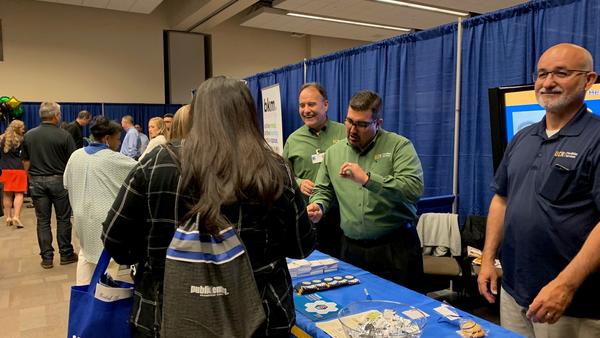 Facilities Services hosted a booth at the 2019 Community Partner Fair